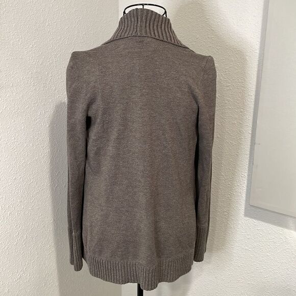 INC dark gray tan cardigan size XS - Picture 5 of 6